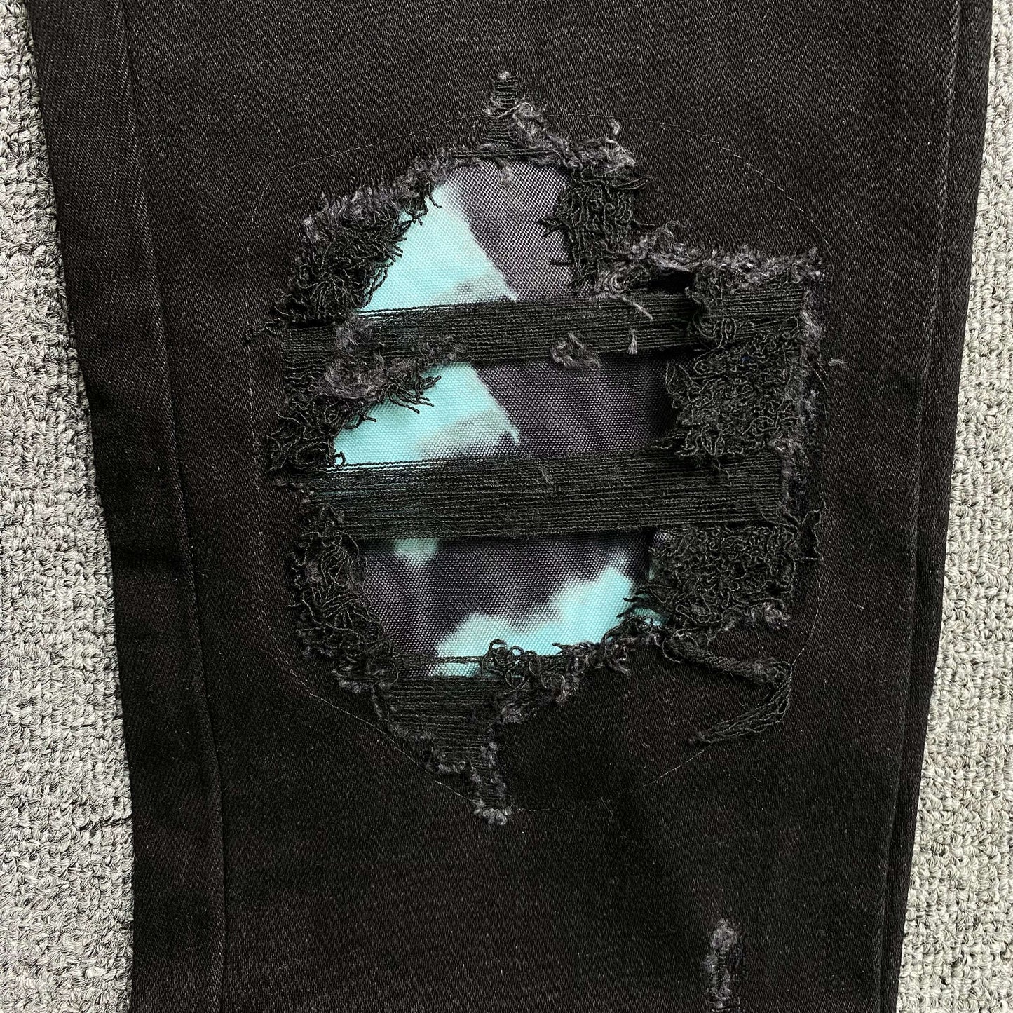 DISTRESSED DENIM “Skeletal Canvas”