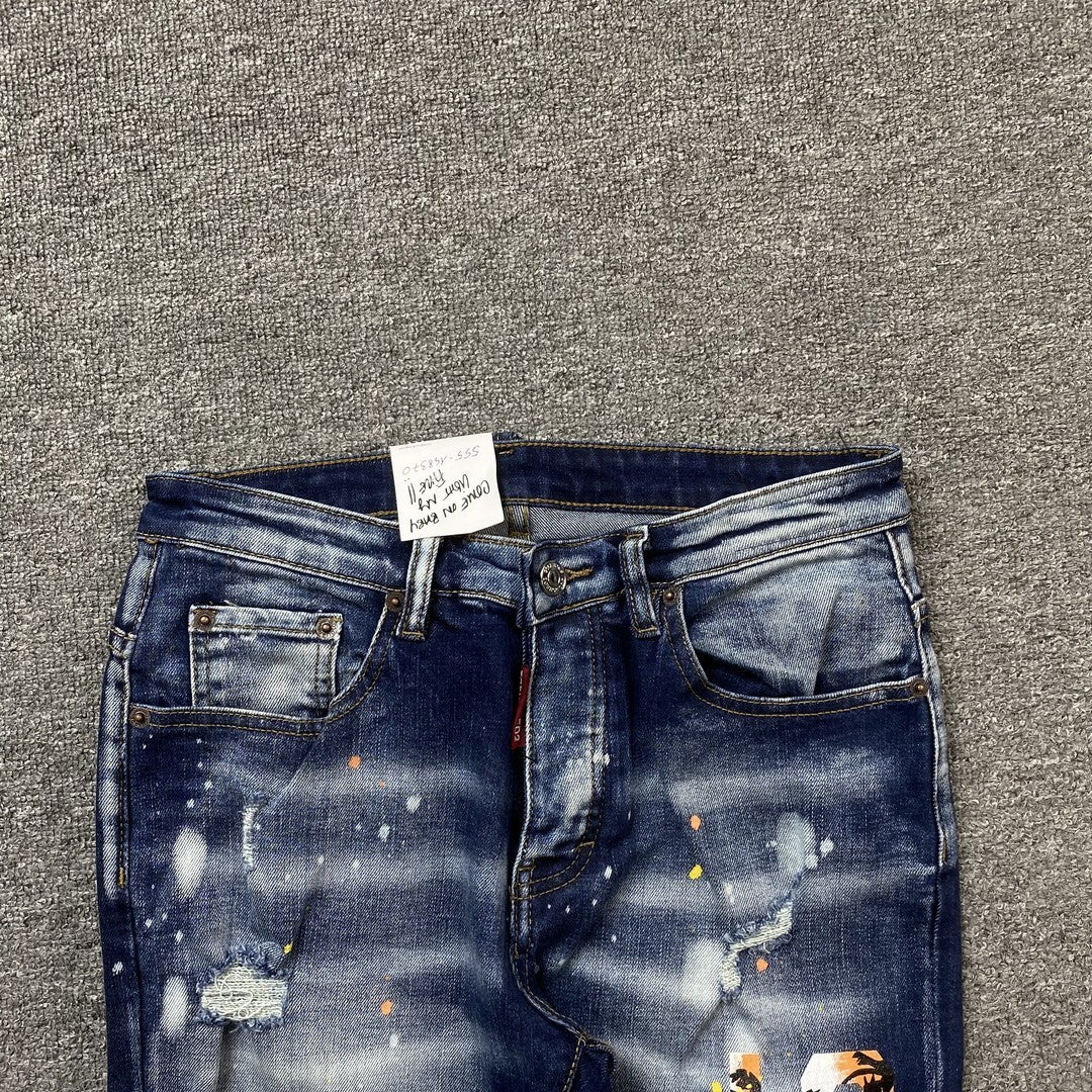 ICON WASH DENIM “Navy Speckle”