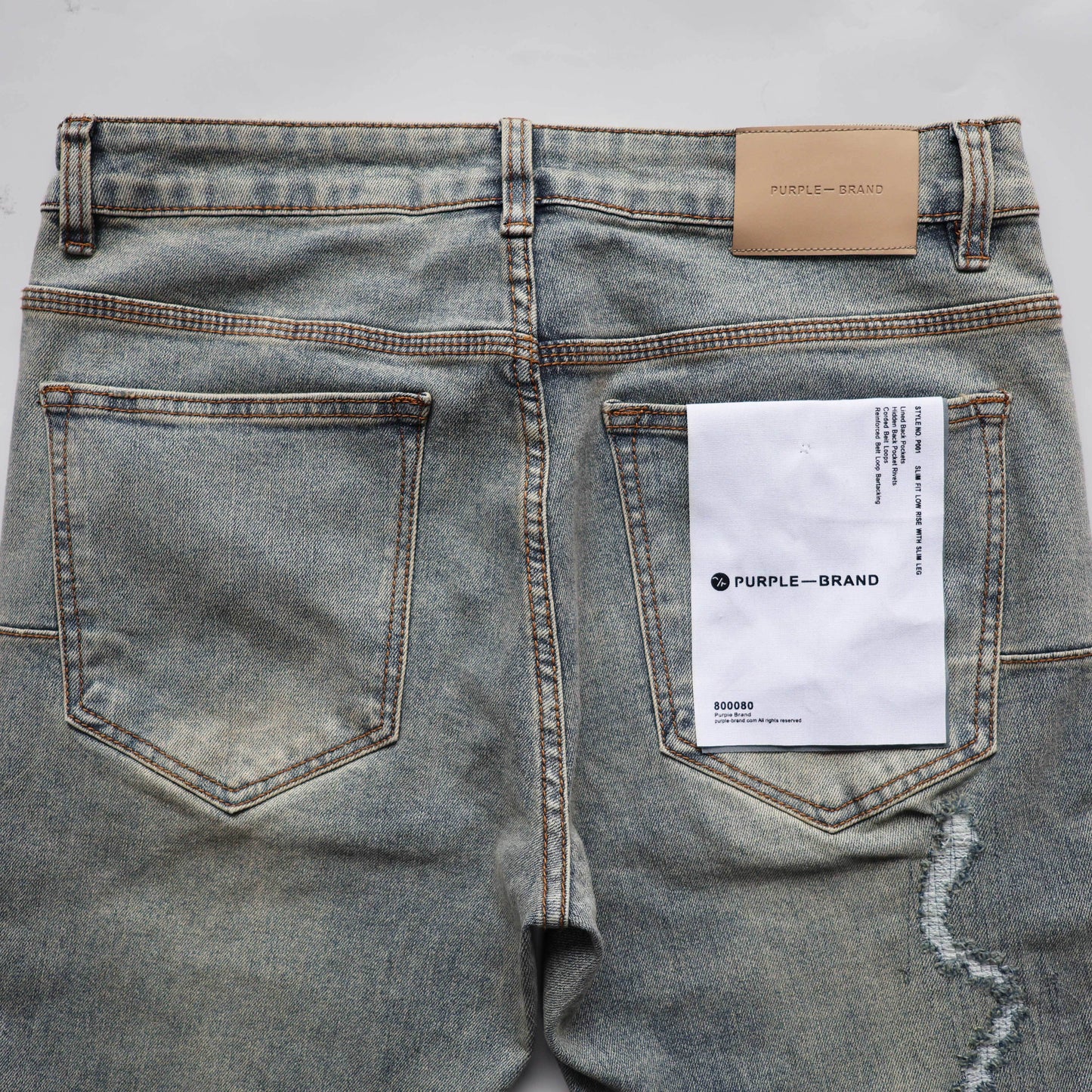 TEXTURED ARCH DENIM “Dirty Indigo”