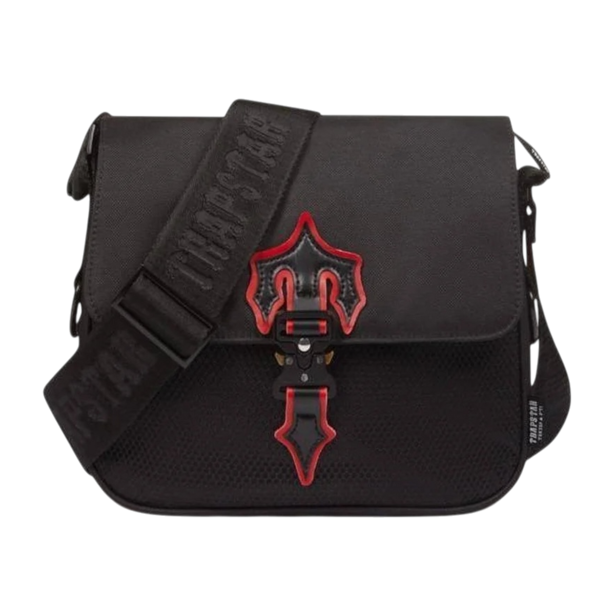TRPSTR SCARLET LOGO POUCH "Black/Red"
