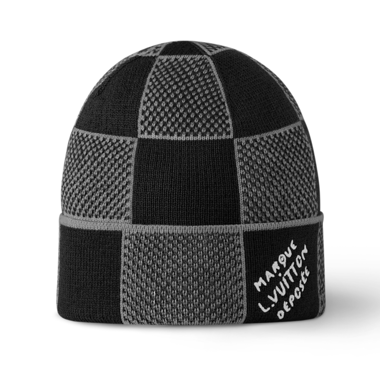 HERITAGE CHECK BEANIE “Ink”