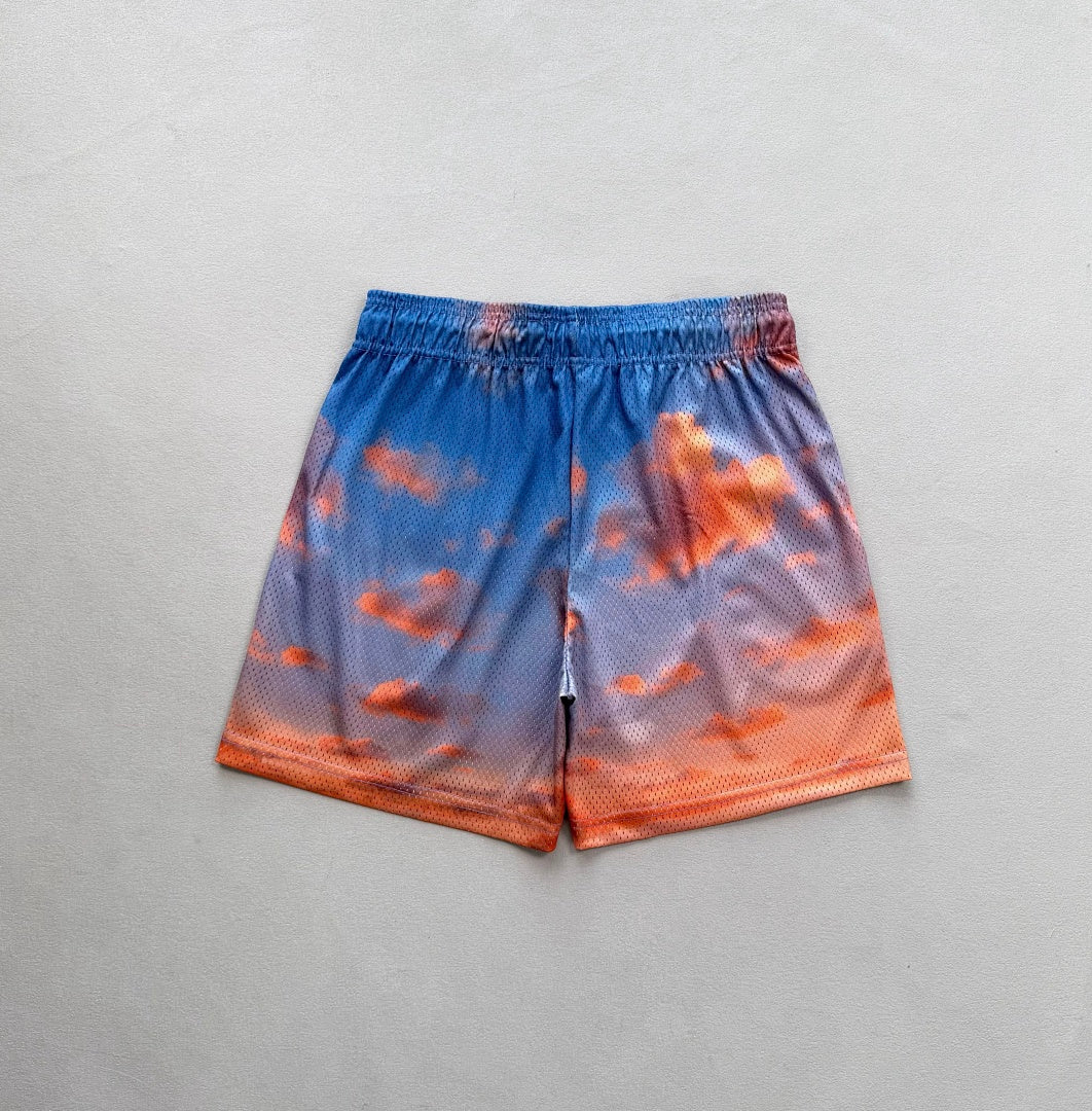 AURORA WASH SHORTS 'Mesh Sunset'