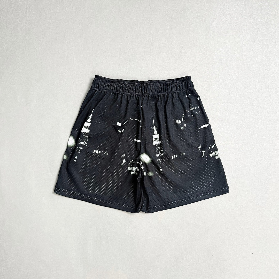 AURORA WASH SHORTS 'Skyline Black'
