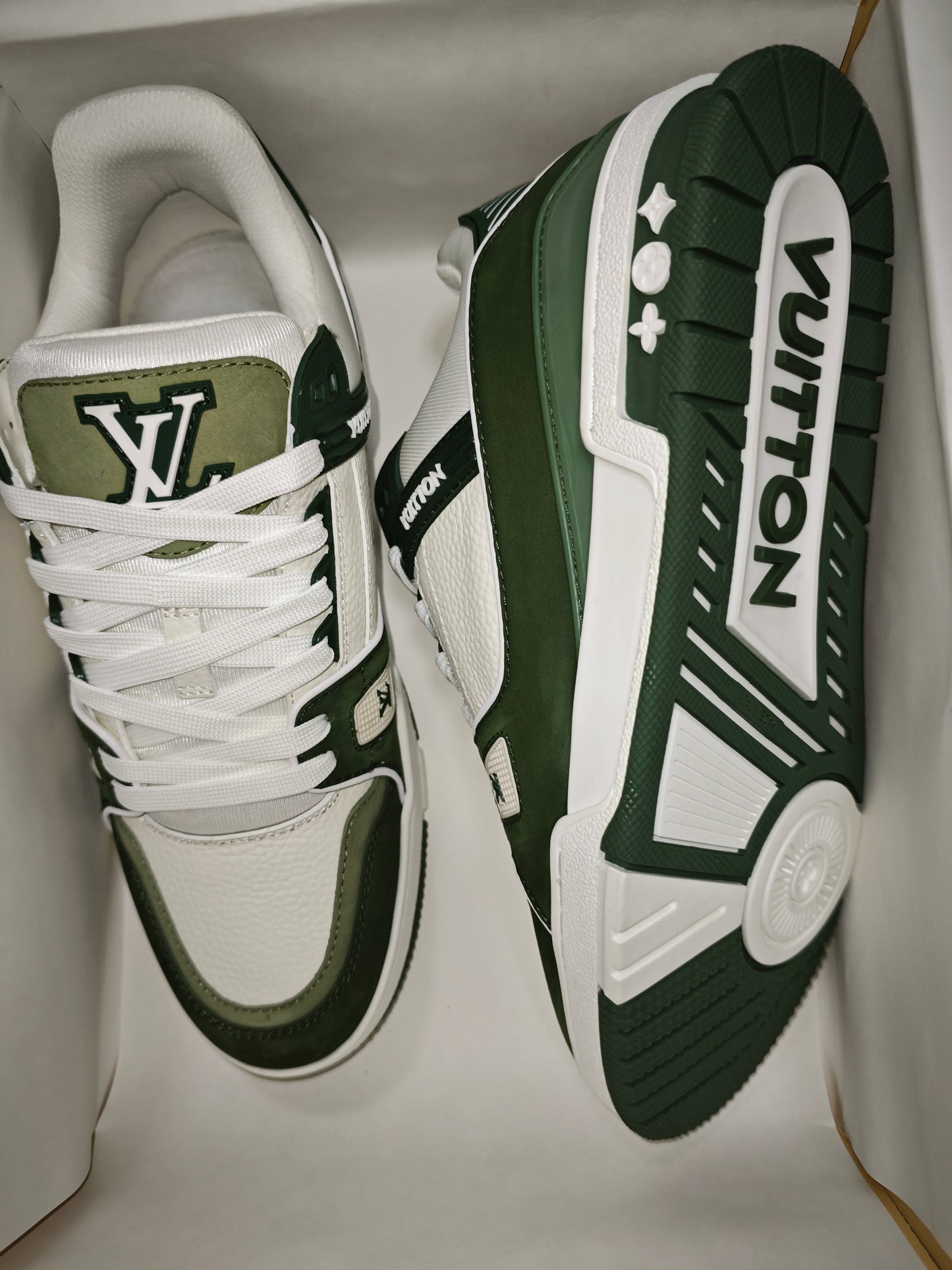 CHUNKY SKATE TRAINER “Military Green”