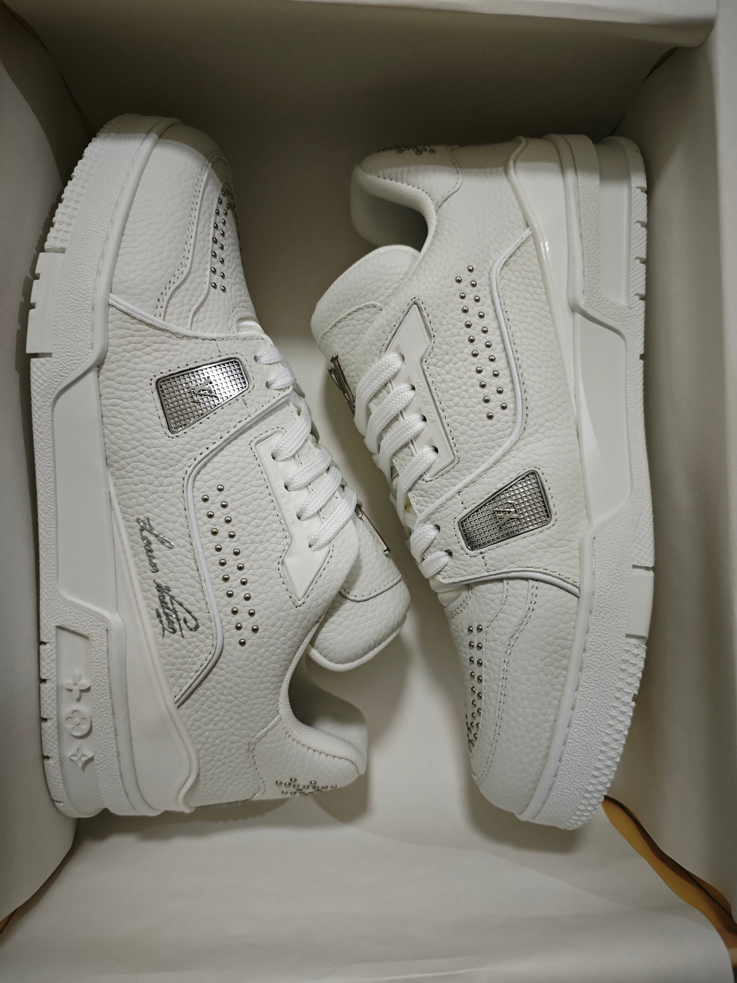 CHUNKY SKATE TRAINER “White Gray”
