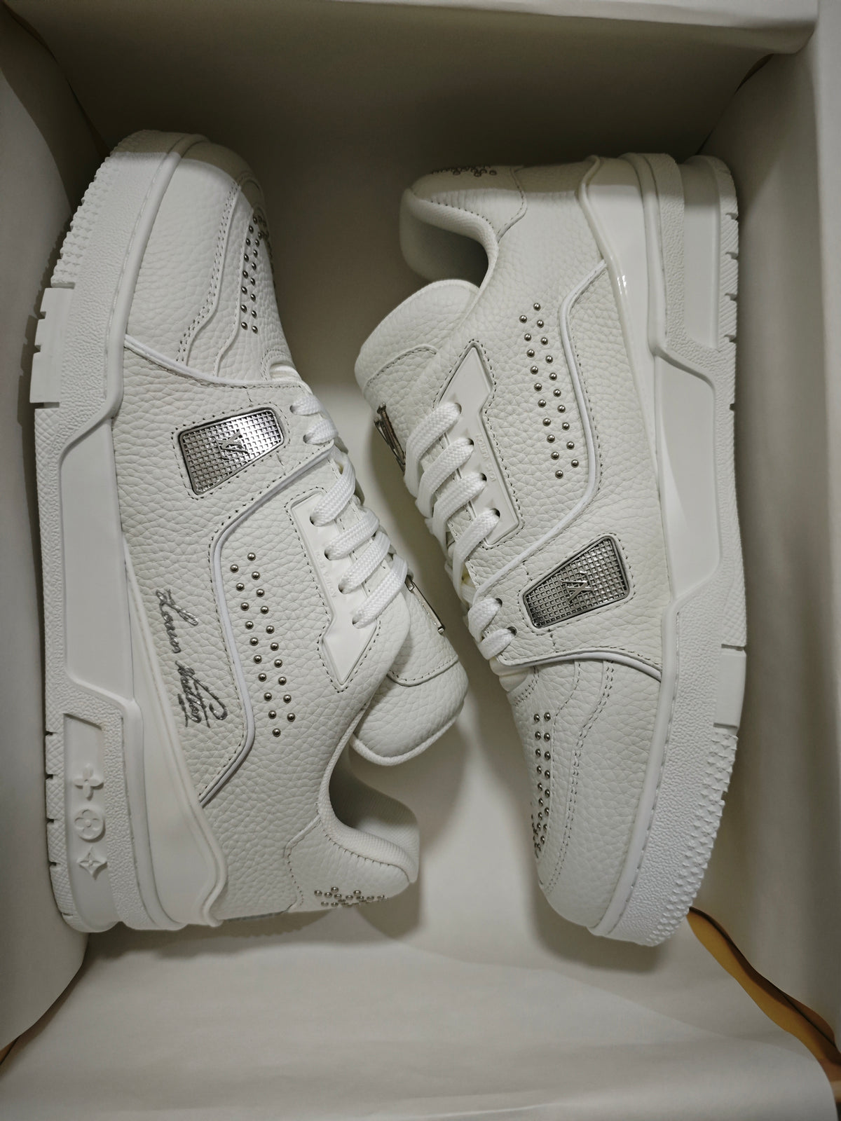 CHUNKY SKATE TRAINER “White Gray”