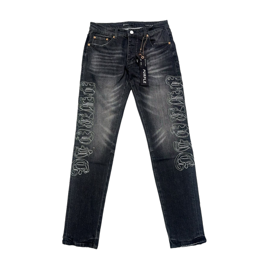 TEXTURED ARCH DENIM “Gothic Embroidery”