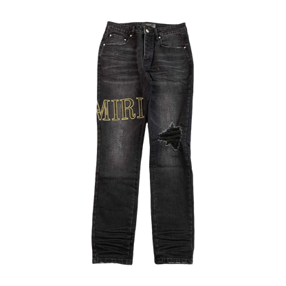 DISTRESSED DENIM “Ops Black Patch”
