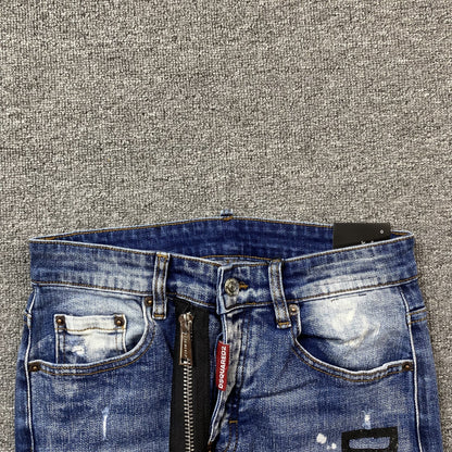 ICON WASH DENIM “Paint Spot Indigo”