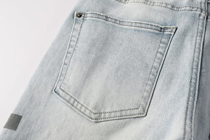 CROSS STITCH DENIM “Patchwork Raven”