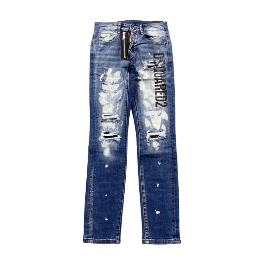 ICON WASH DENIM “Paint Spot Indigo”