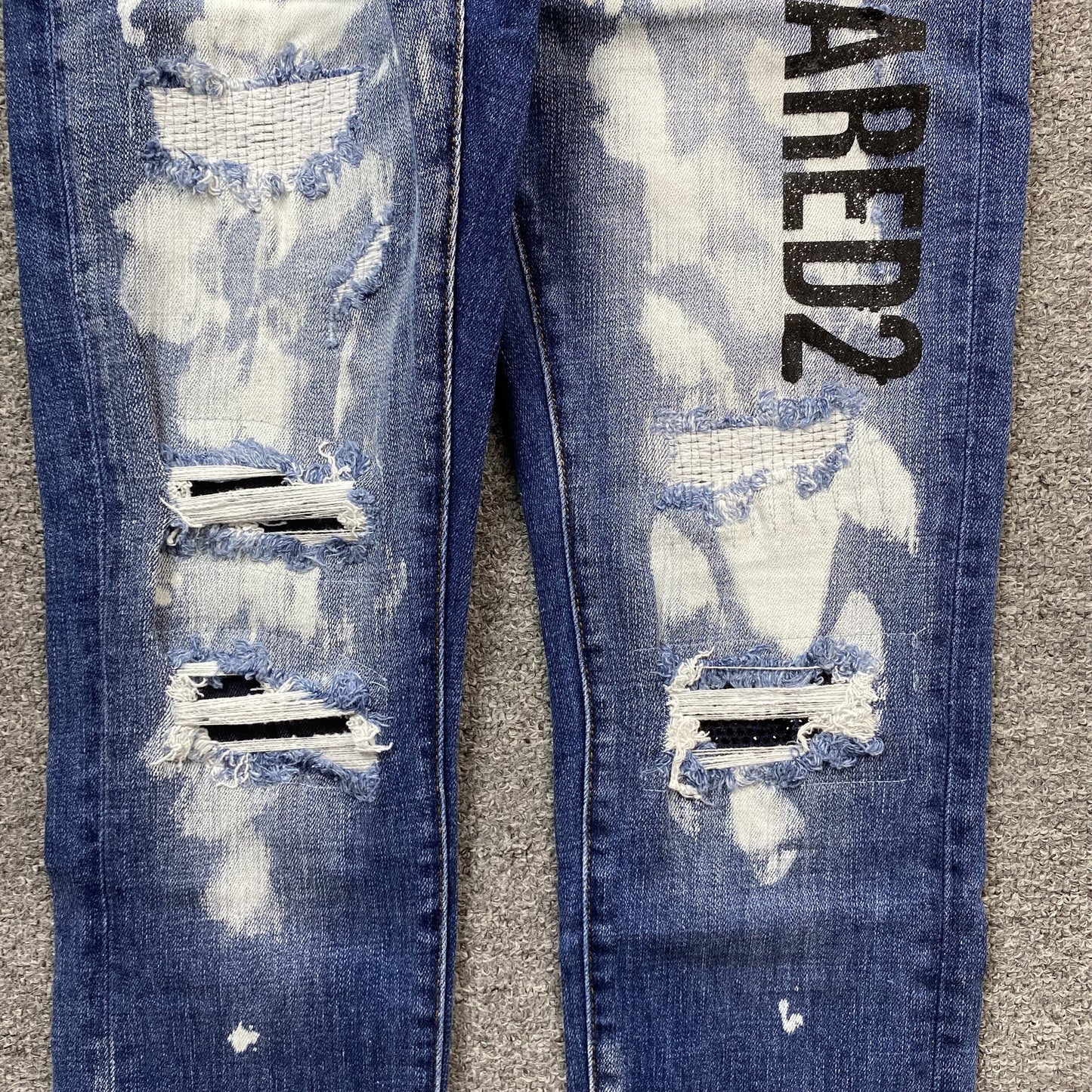 ICON WASH DENIM “Paint Spot Indigo”