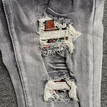 DISTRESSED DENIM “Gray Thrasher”