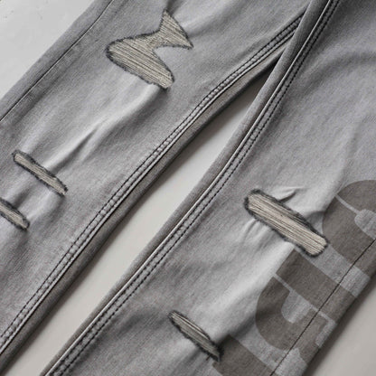 CROSS STITCH DENIM “Ash Stonewash”