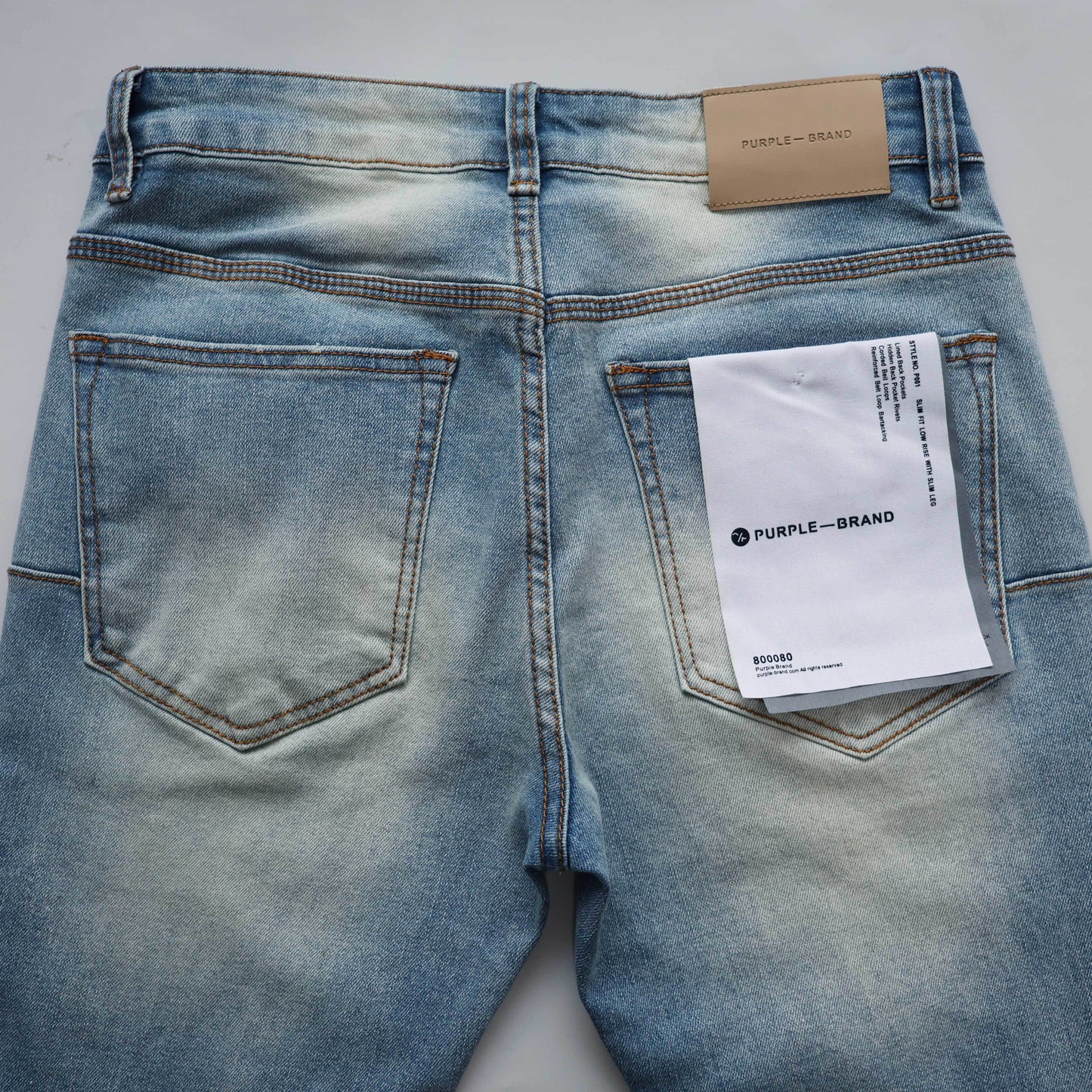 TEXTURED ARCH DENIM “Laser Blue”