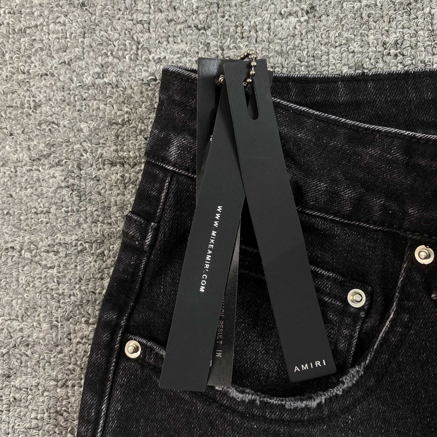DISTRESSED DENIM “Ops Black Patch”