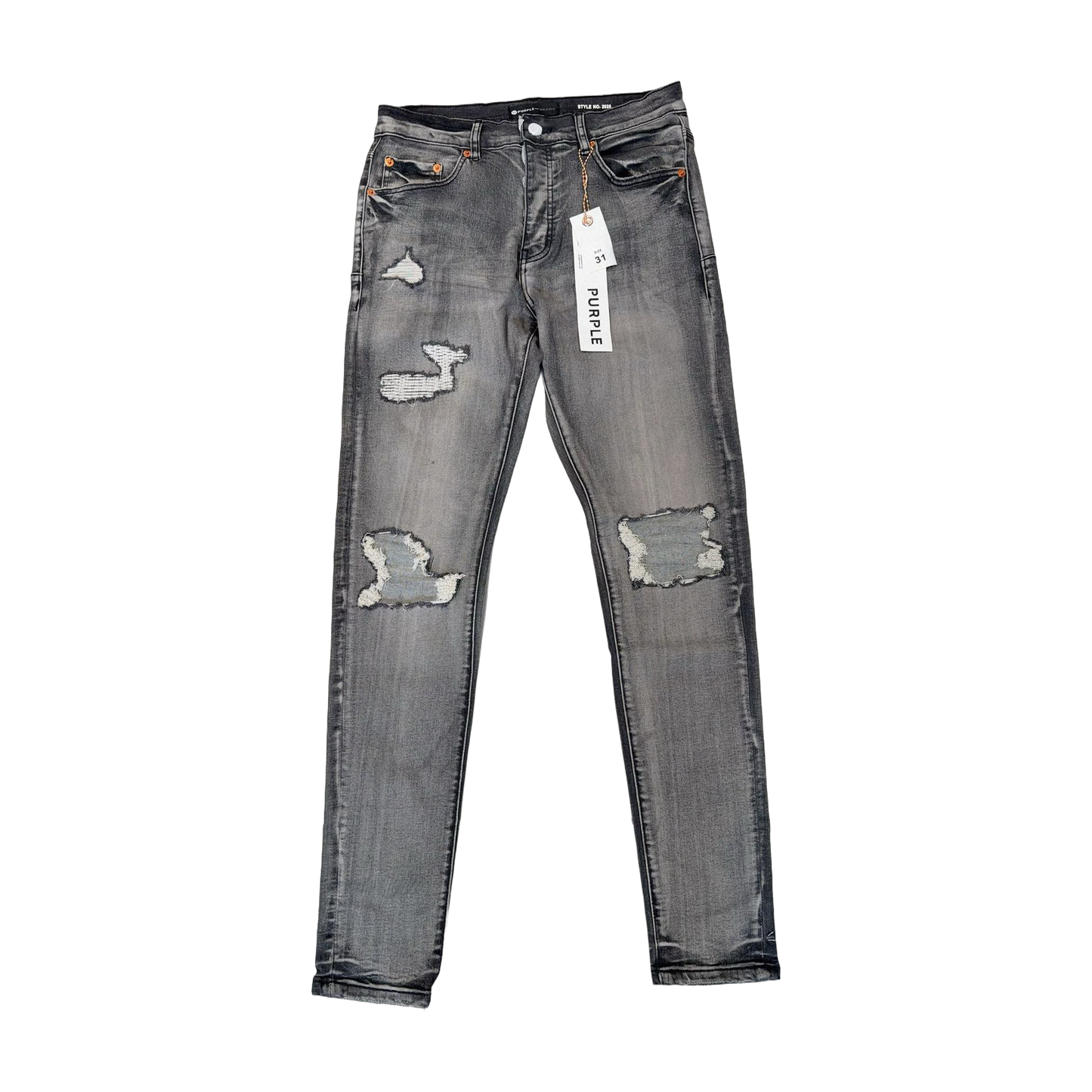 TEXTURED ARCH DENIM “Graphite Blowout”