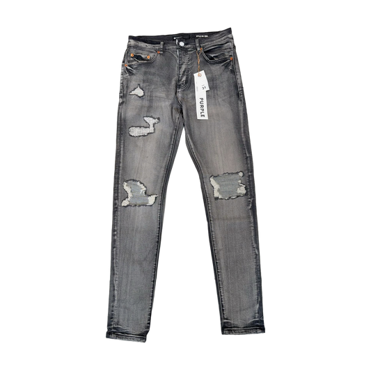 TEXTURED ARCH DENIM “Graphite Blowout”