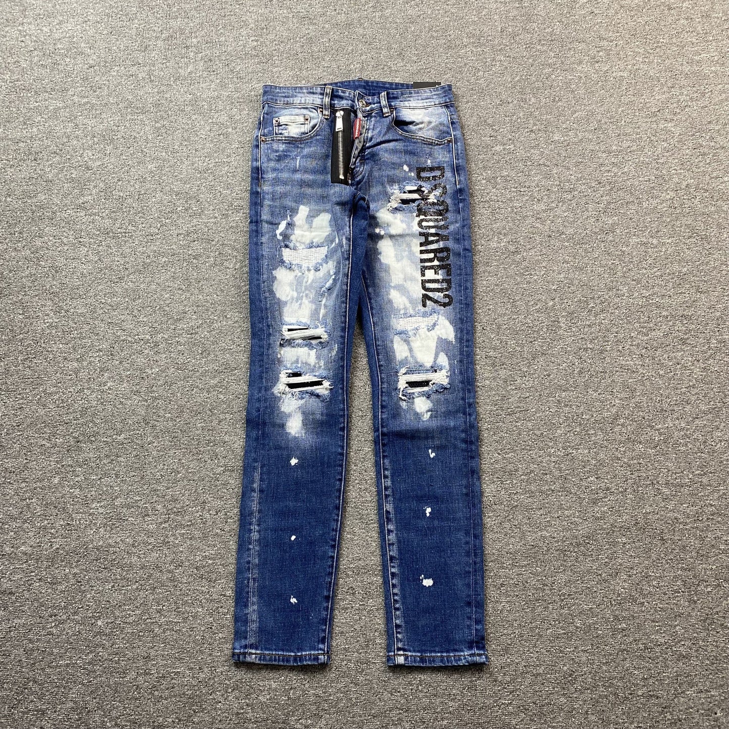 ICON WASH DENIM “Paint Spot Indigo”