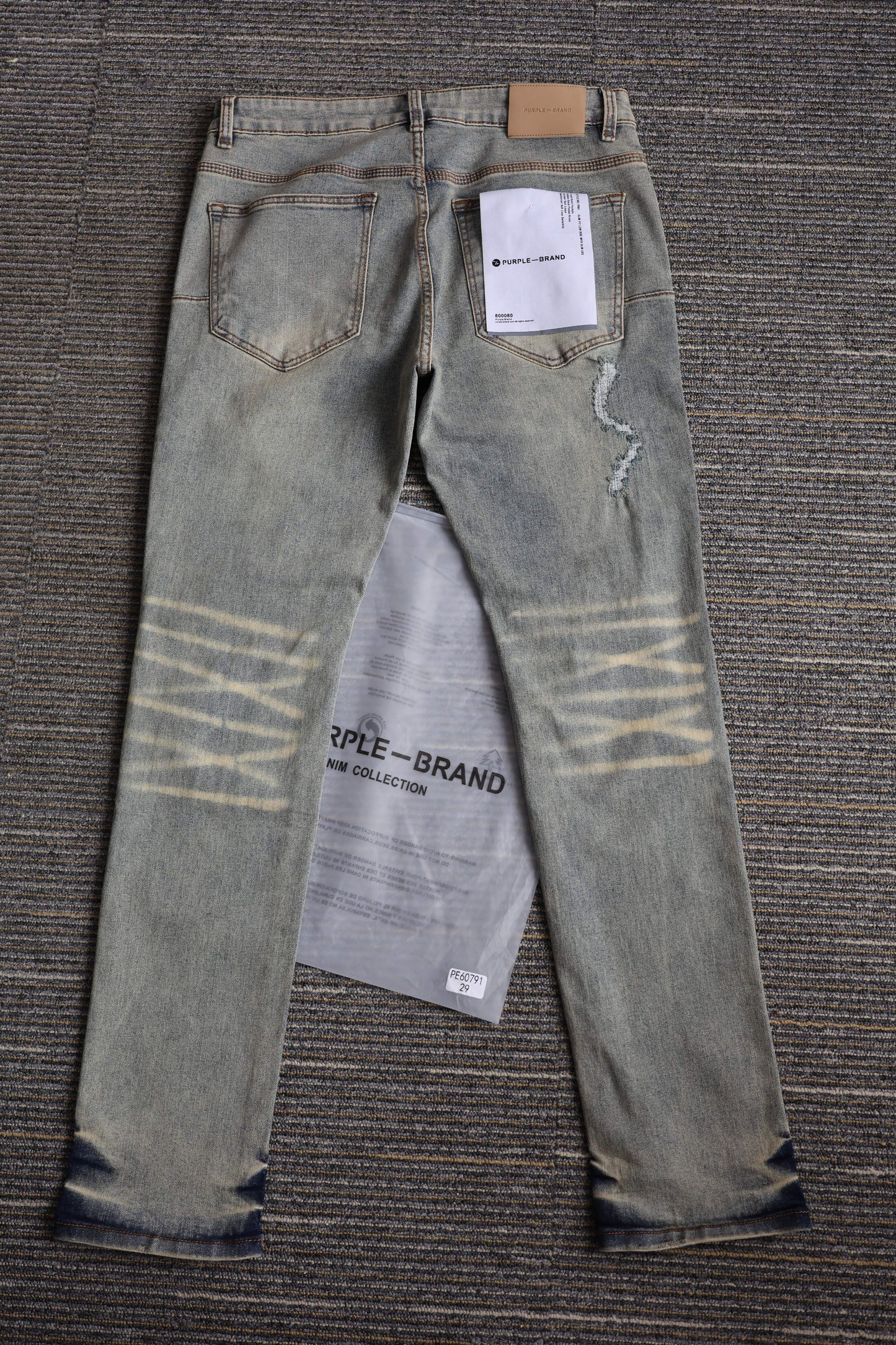 TEXTURED ARCH DENIM “Dirty Indigo”