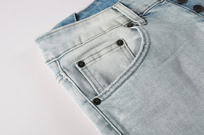 CROSS STITCH DENIM “Patchwork Raven”