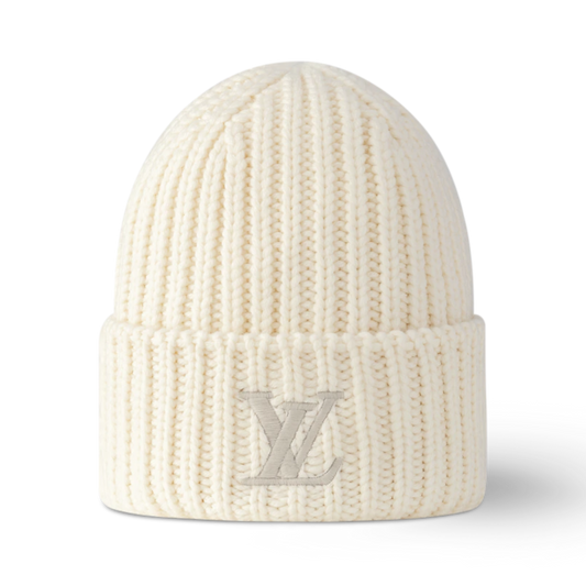 DAMIER KNIT BEANIE “White”