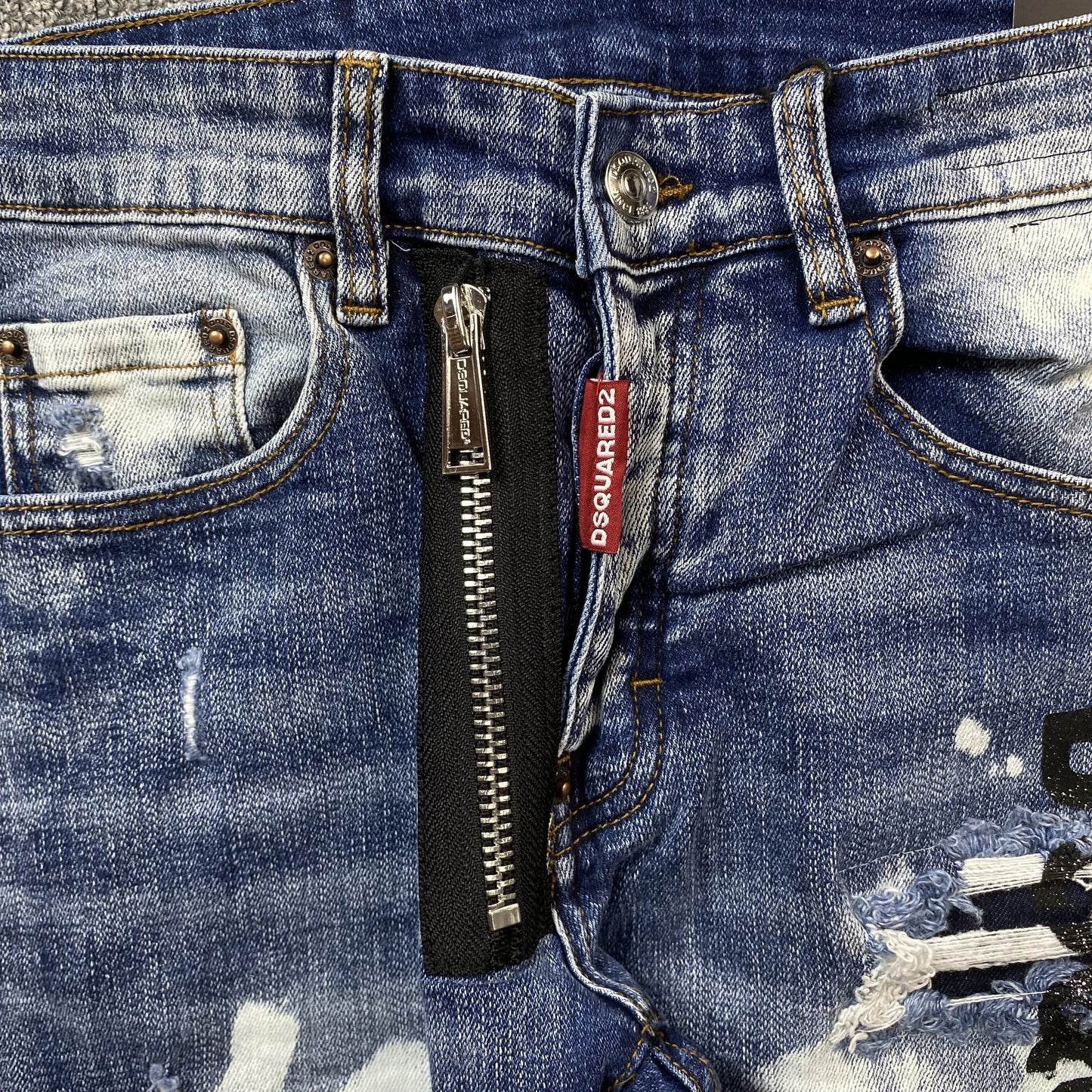 ICON WASH DENIM “Paint Spot Indigo”