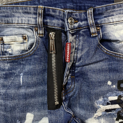 ICON WASH DENIM “Paint Spot Indigo”
