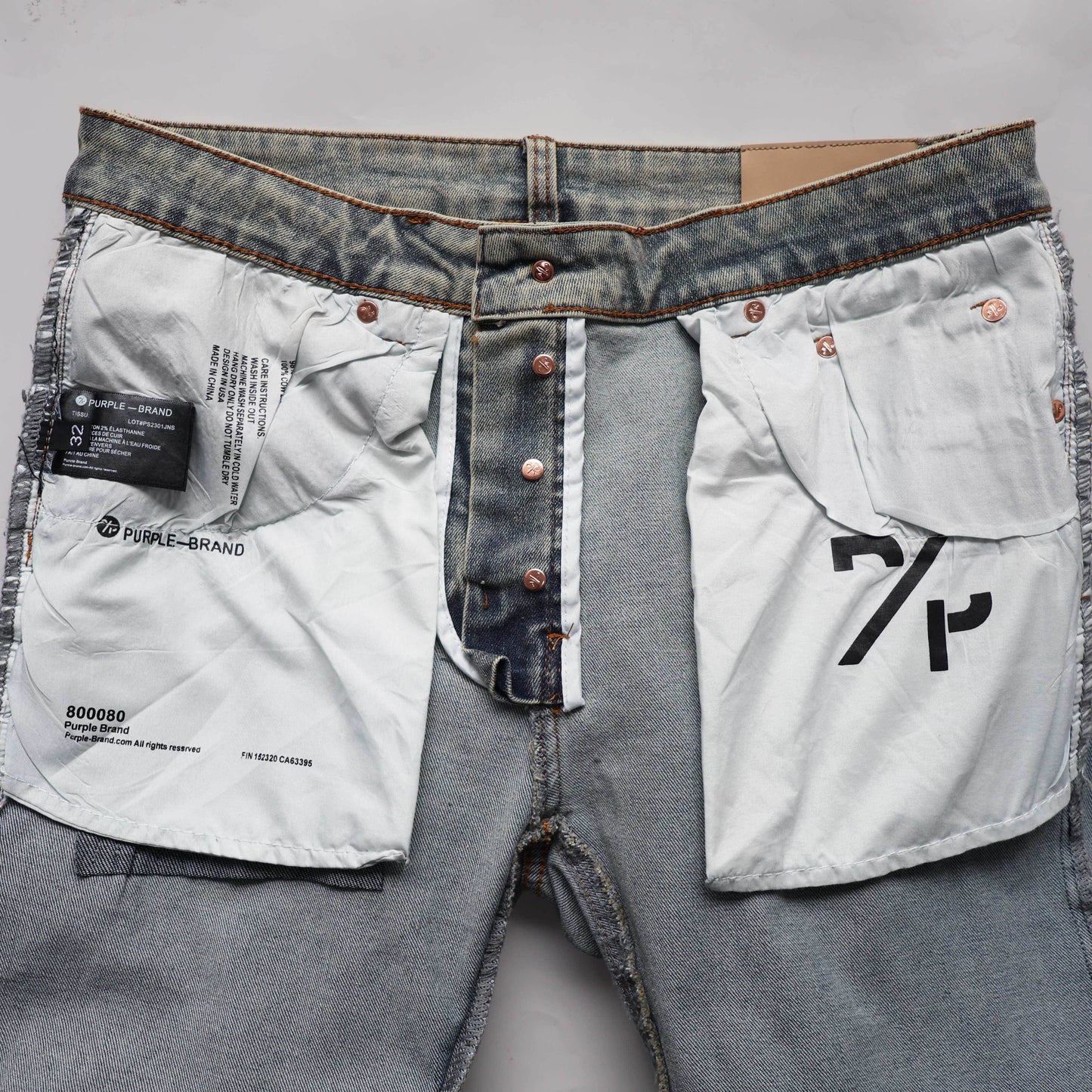 TEXTURED ARCH DENIM “Dirty Indigo”