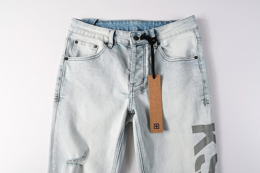CROSS STITCH DENIM “Patchwork Raven”