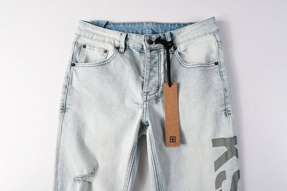 CROSS STITCH DENIM “Patchwork Raven”