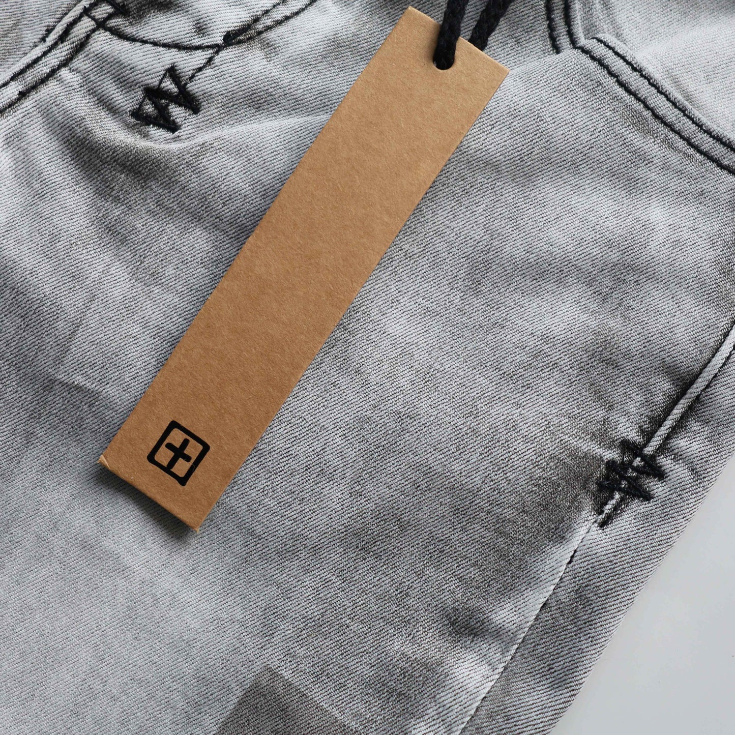 CROSS STITCH DENIM “Ash Stonewash”