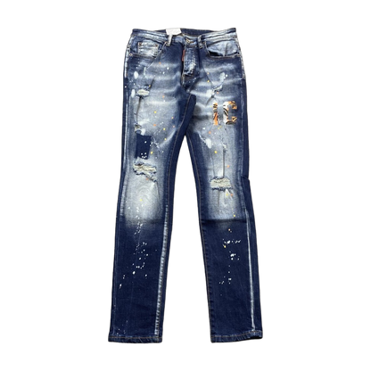 ICON WASH DENIM “Navy Speckle”