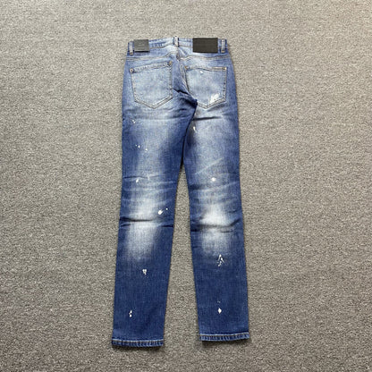 ICON WASH DENIM “Paint Spot Indigo”