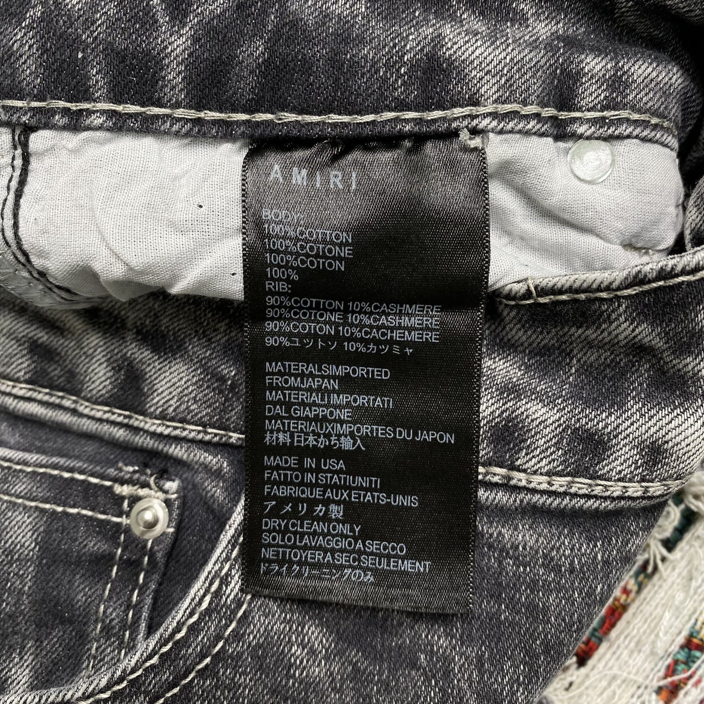 DISTRESSED DENIM “Gray Thrasher”