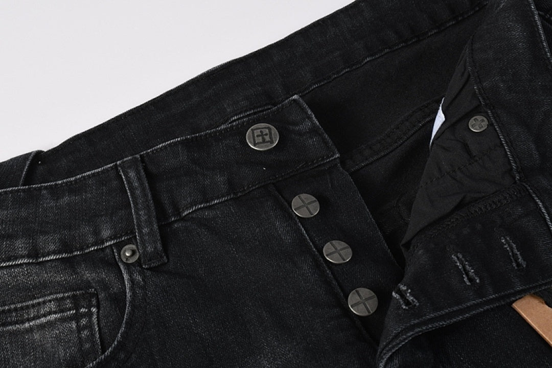 CROSS STITCH DENIM “Scribble Smoke”