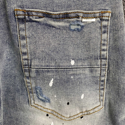DISTRESSED DENIM “Platinum Tie-Dye”