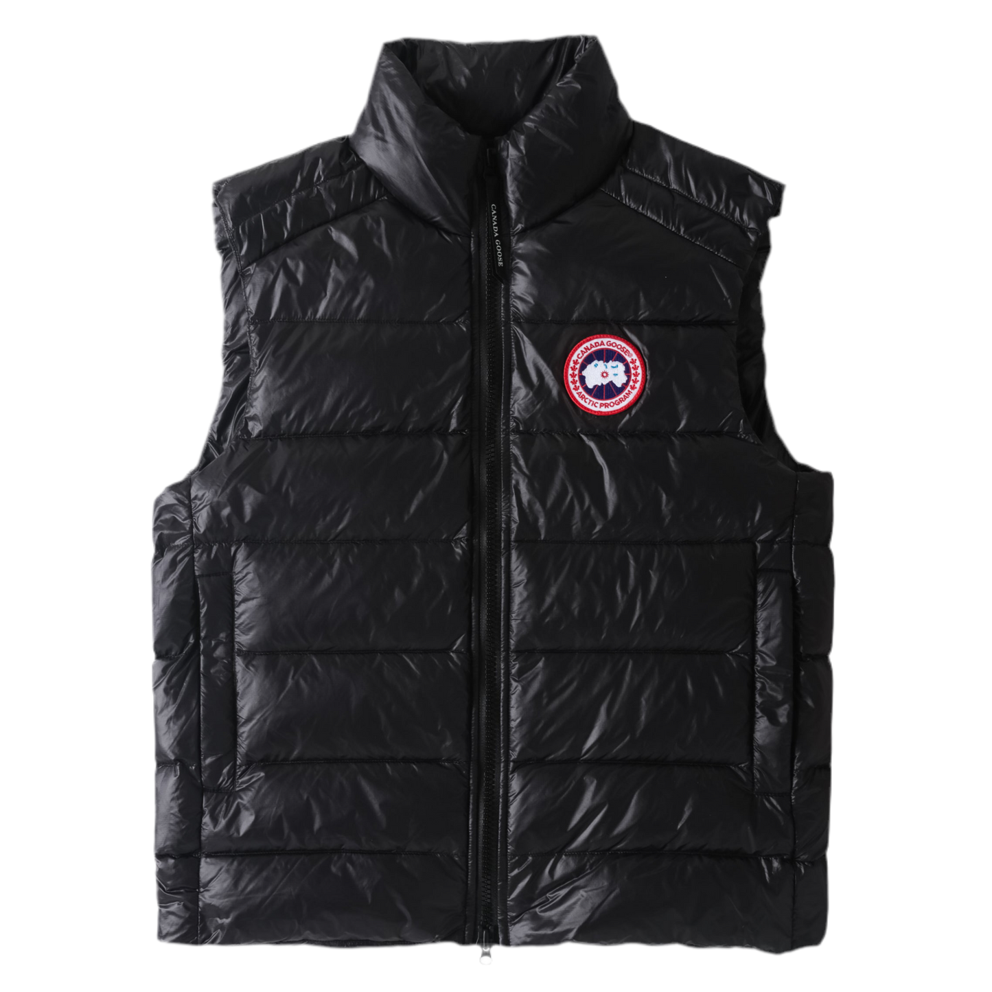 QUILTED DOWN VEST “Slate”
