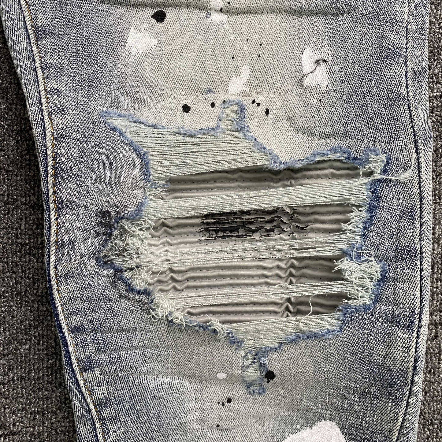 DISTRESSED DENIM “Platinum Tie-Dye”
