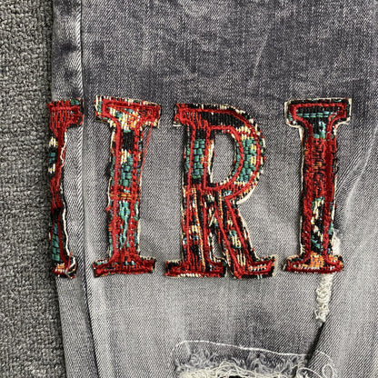 DISTRESSED DENIM “Gray Thrasher”