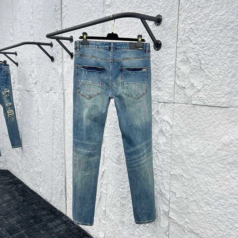 DISTRESSED DENIM “Blue Marble”