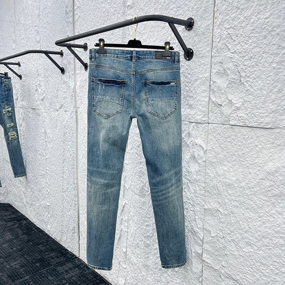 DISTRESSED DENIM “Blue Marble”