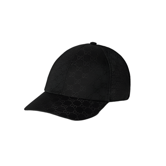 WOVEN CREST CAP “Black”