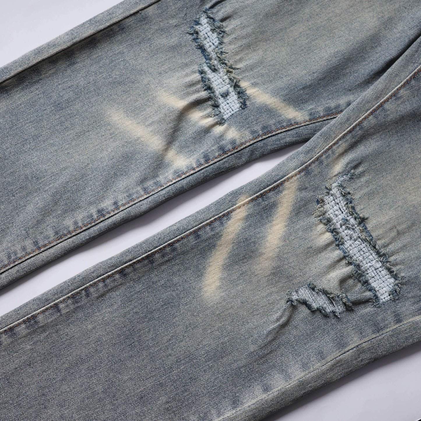 TEXTURED ARCH DENIM “Dirty Indigo”