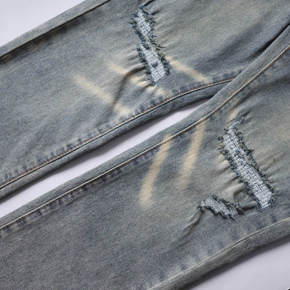 TEXTURED ARCH DENIM “Dirty Indigo”