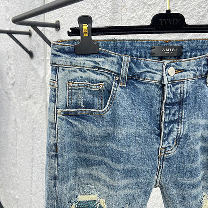 DISTRESSED DENIM “Blue Marble”