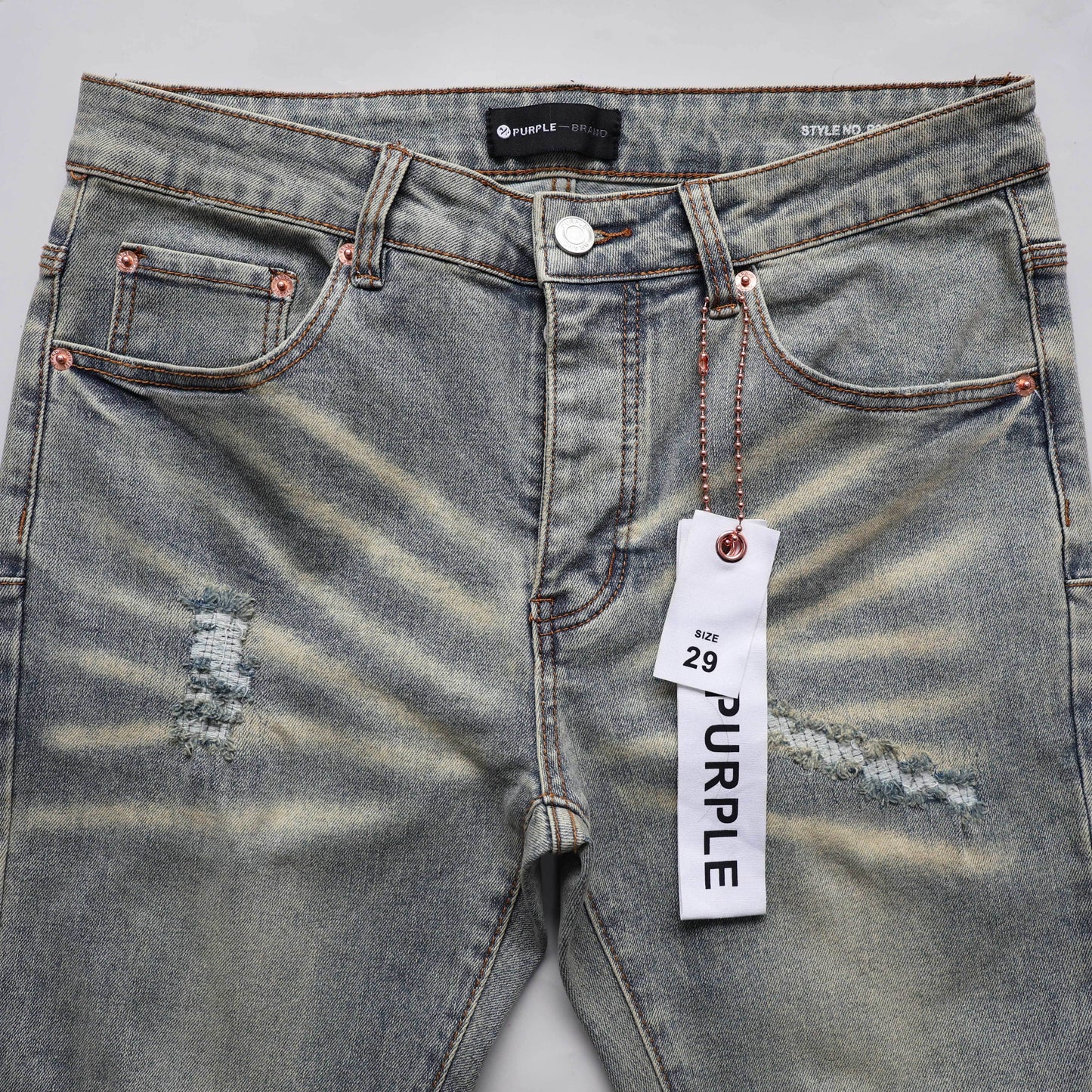 TEXTURED ARCH DENIM “Dirty Indigo”