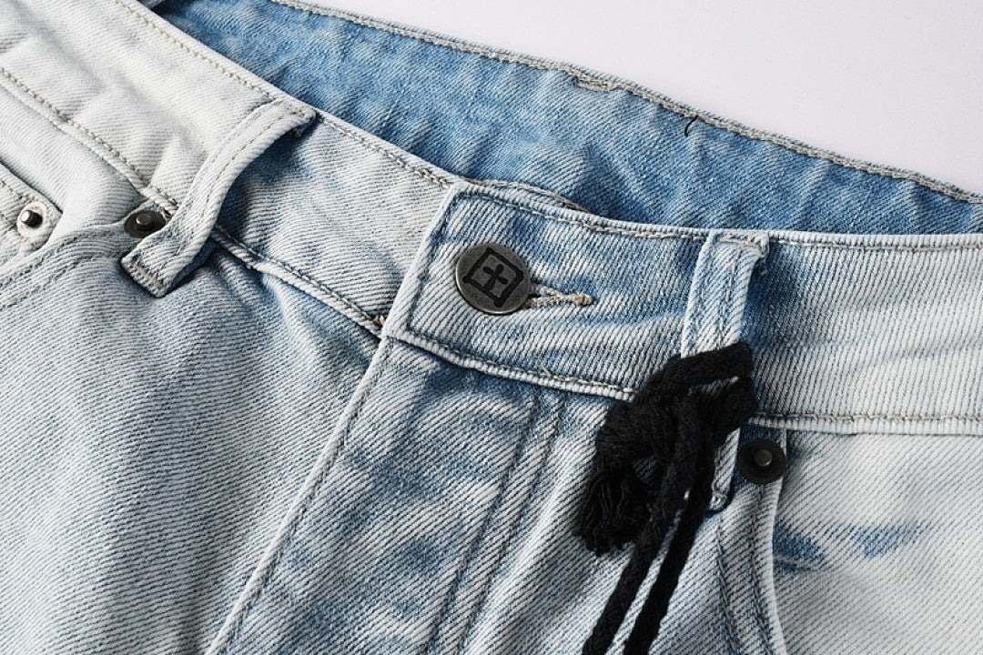 CROSS STITCH DENIM “Patchwork Raven”