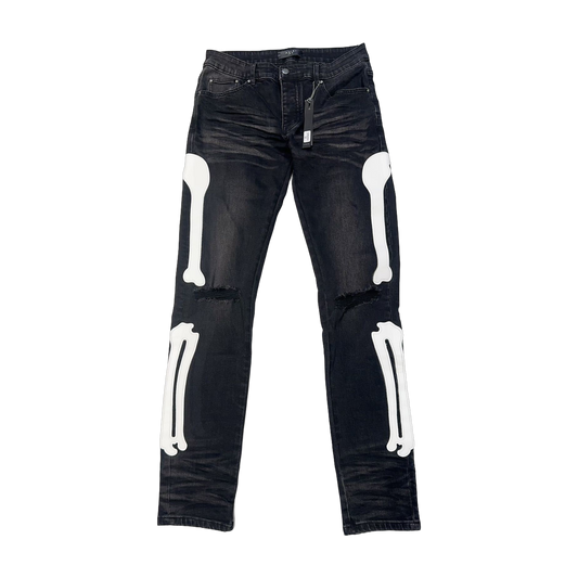 DISTRESSED DENIM “Bone”