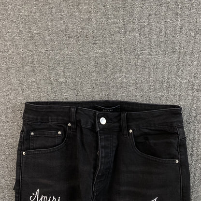 DISTRESSED DENIM “Art Patch Black”